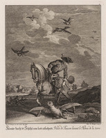 KG 01060
<br/>
Jagers en valkeniers (serie van 25 bladen)
<br/>
<em>Ridinger, Martin Elias (ca. 1730-1780)</em>